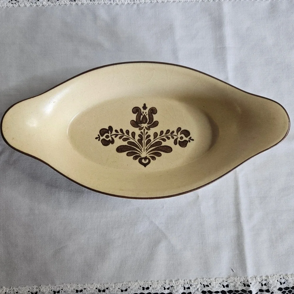 Vintage Pfaltzgraff Village 8 oz Au Gratin Dish Made in USA 8